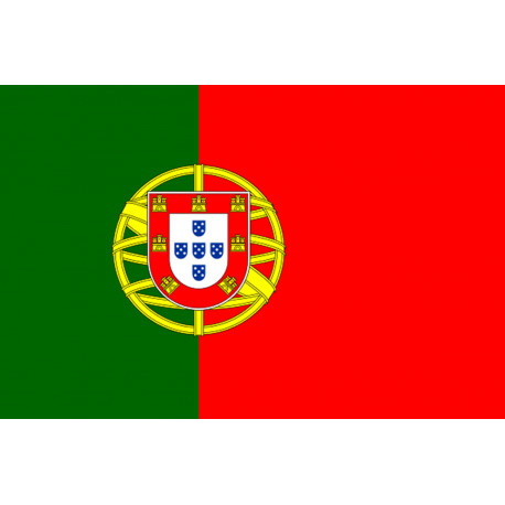 Drapeau Portugal - 19,5x13cm - Sticker/autocollant