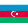 Drapeau Azerbaijan - 19.5 x 13 cm - Sticker/autocollant