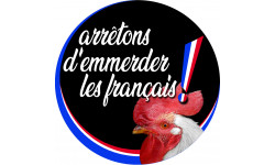 arrêtons d'emmerder les français - 15cm - Sticker/autocollant