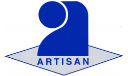 logo Artisan - 29x18cm - Sticker/autocollant