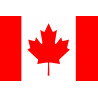 Drapeau Canada - 15 x 10 cm - Sticker/autocollant