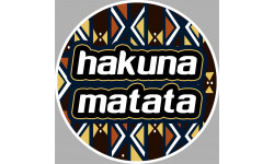 hakuna matata - 20cm - Sticker/autocollant