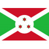 Drapeau Burundi - 19,5x13 cm - Sticker/autocollant