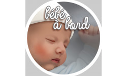 Bébé à bord (10x10cm) - Sticker/autocollant