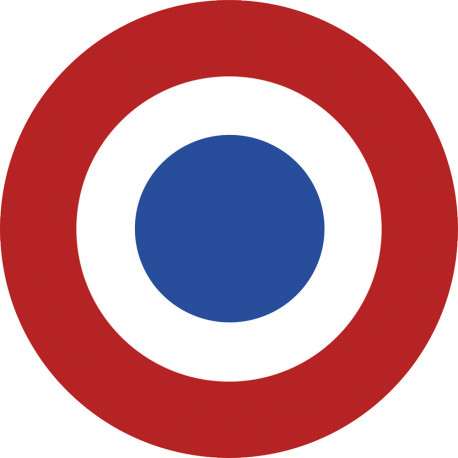 drapeau aviation Française - 5cm - Sticker/autocollant