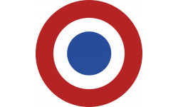 drapeau aviation Française - 10cm - Sticker/autocollant