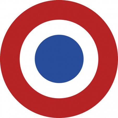 drapeau aviation Française - 20cm - Sticker/autocollant