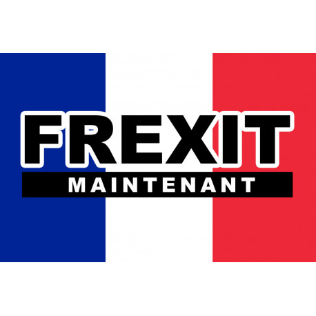 FREXIT (10x6,6cm) - Sticker/autocollant