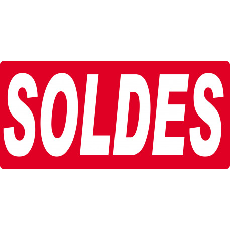 SOLDES R16 - 20x9 cm - Sticker/autocollant