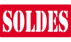 SOLDES R2 - 30x14 cm - Sticker/autocollant