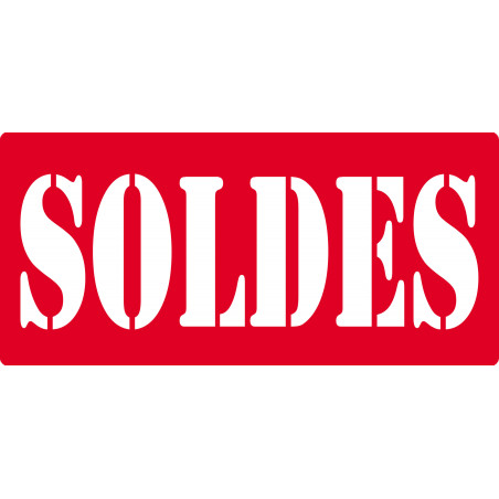 SOLDES R2 - 30x14 cm - Sticker/autocollant