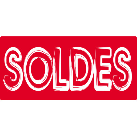 SOLDES R4 - 15x7cm - Sticker/autocollant