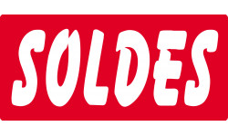 SOLDES R3 - 20x9cm - Sticker/autocollant