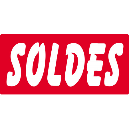 SOLDES R3 - 20x9cm - Sticker/autocollant