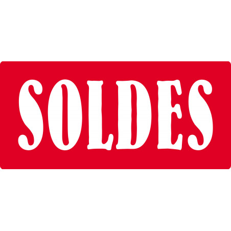 SOLDES R6 - 30x14cm - Sticker/autocollant