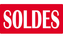 SOLDES R7 - 20x9cm - Sticker/autocollant