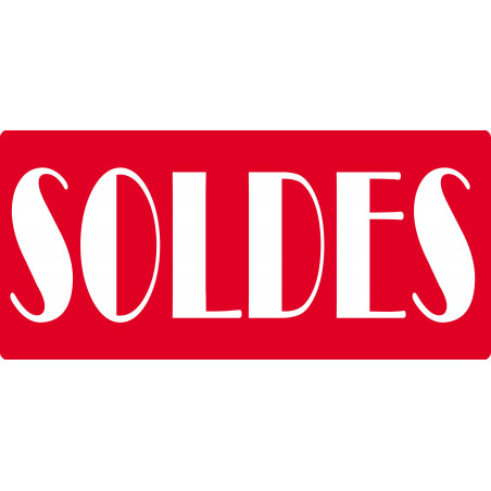 SOLDES R8 - 30x14cm - Sticker/autocollant