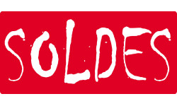 SOLDES R13 - 15x7cm - Sticker/autocollant