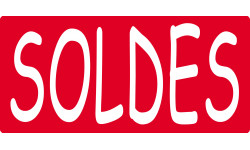 SOLDES R14 - 20x9cm - Sticker/autocollant