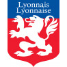 Sticker / autocollants : Lyonnais Lyonnaise - 20x15,5cm