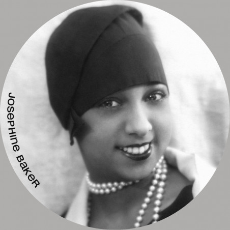 Joséphine Baker (10x10cm) - Sticker/autocollant