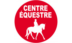 Centre équestre - 20cm - Sticker/autocollant