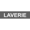 LAVERIE gris - 15x3,5cm - Sticker/autocollant