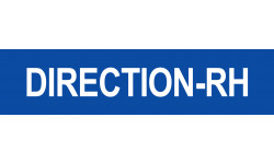 DIRECTION RH bleu - 15x3,5cm - Sticker/autocollant