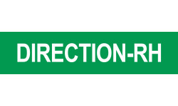 DIRECTION RH vert - 15x3,5cm - Sticker/autocollant