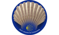  Saint-Jacques-de-Compostelle - 20cm - Sticker/autocollant