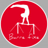 Barre fixe - 10cm - Sticker/autocollant