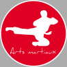 Arts martiaux - 10cm - Sticker/autocollant