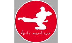 Arts martiaux - 15cm - Sticker/autocollant