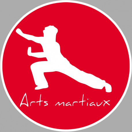 Arts martiaux série 3 - 10cm - Sticker/autocollant