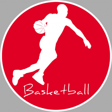 Basketball - 15cm - Sticker/autocollant