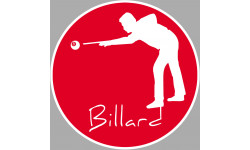 Billard - 20cm - Sticker/autocollant