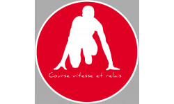 Course vitesse et relais - 5cm - Sticker/autocollant