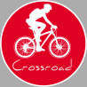 Crossroad - 20cm - Sticker/autocollant