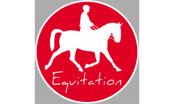 Équitation - 15cm - Sticker/autocollant