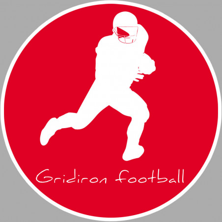 Gridiron football - 5cm - Sticker/autocollant