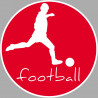 Football - 15cm - Sticker/autocollant