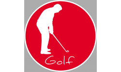 golf - 5cm - Sticker/autocollant