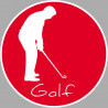 golf - 10cm - Sticker/autocollant