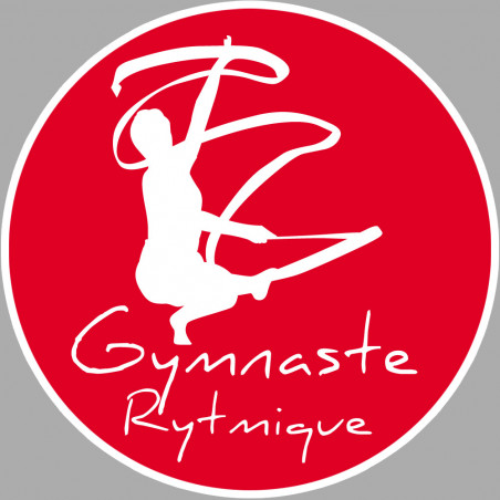 Gymnastique Rythmique - 5cm - Sticker/autocollant