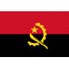 Drapeau Angola - 15 x 10 cm - Sticker/autocollant