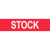 local STOCK rouge - 29x7cm - Sticker/autocollant