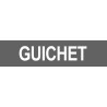 GUICHET GRIS - 15x3,5cm - Sticker/autocollant