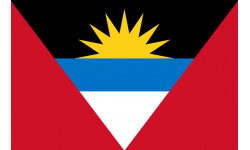 Drapeau Antigua and Barbuda - 19.5x13cm - Sticker/autocollant