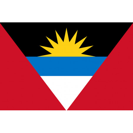 Drapeau Antigua and Barbuda - 19.5x13cm - Sticker/autocollant