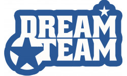 DREAM TEAM - 15x9,5cm - Sticker/autocollant